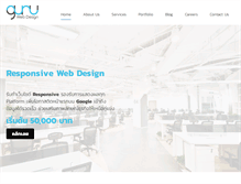 Tablet Screenshot of guru-webdesign.com